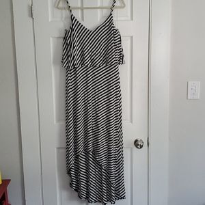 Black & White Striped Sundress